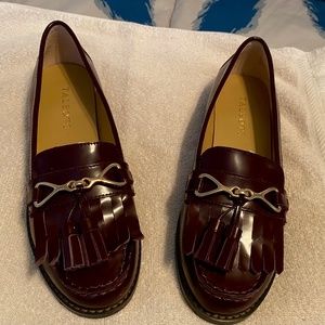 LADIES SIZE 7M TALBOTS BURGUNDY SHOES